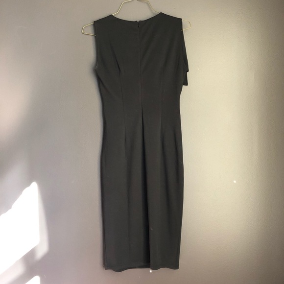 Midi Black Gala Dress - Picture 3 of 7